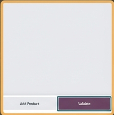 Tombol Add Product dan Validate